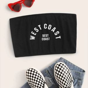 West coast crop top